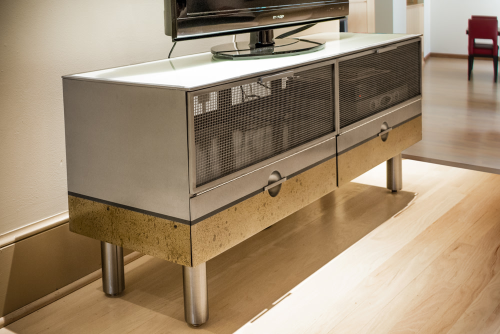 AV Stereo Cabinet by Julie and Ken Girardini 