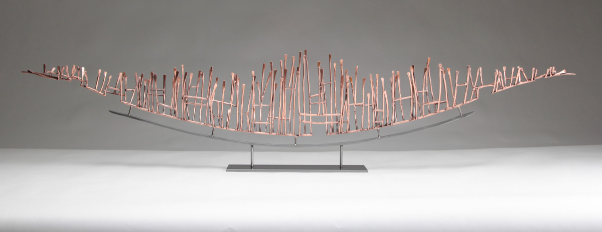 Copper Rib Boat by Julie and Ken Girardini 