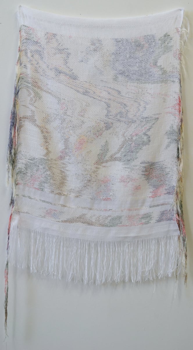 Re-Woven Distortion in White by Sam Fields, Image 1.