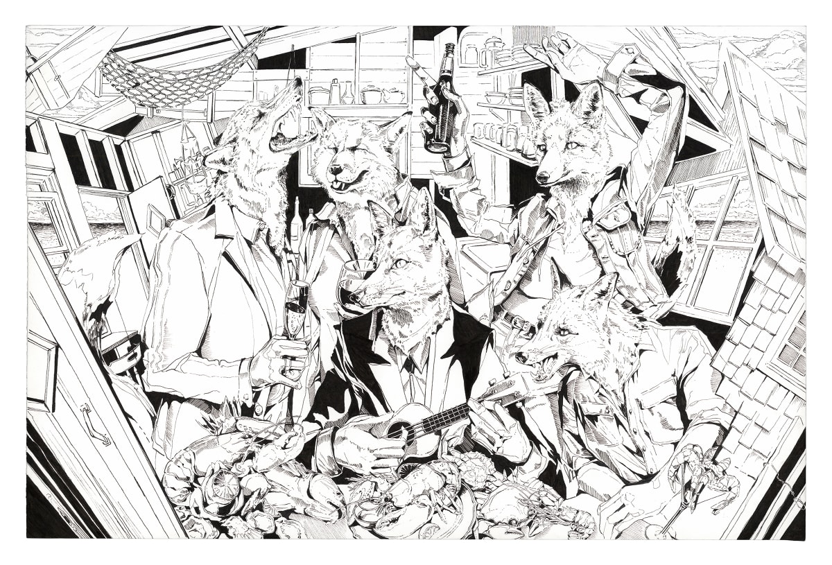Dunke Shack Party by Esteban del Valle, Image 1.