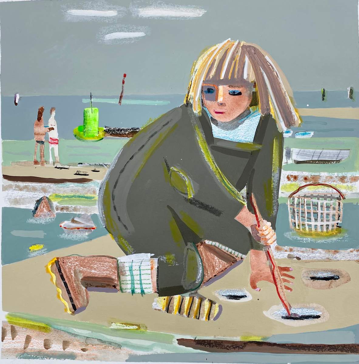 Clam Digger by Erika Wastrom 