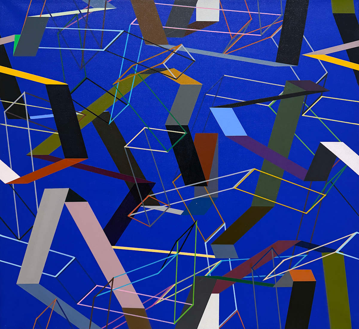 Construction (Blue) by Jeff Perrott 