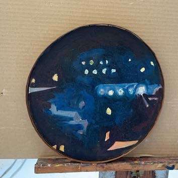 Porthole Harbor Lights by Salvatore Del Deo, Image 1.
