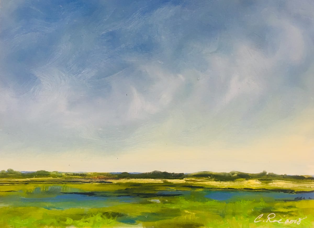 En Plein Air Study at Coatue by Cindy Pease Roe 