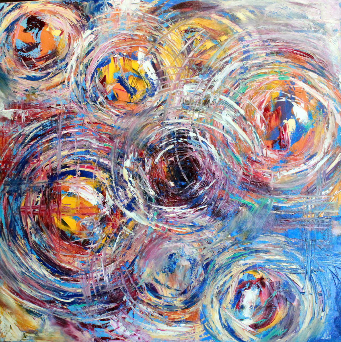 Movement in Blue I by Daniela Matchael, Image 1.
