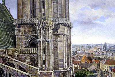 Chartre Cathedral by Frank Wright 