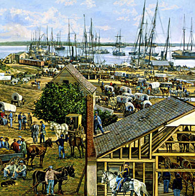 City Point in 1864 by Frank Wright 