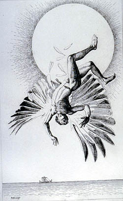 Icarus (15/75) by Frank Wright 