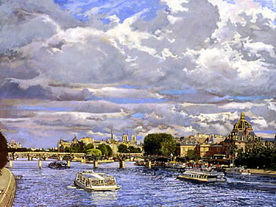 Under Paris Skys by Frank Wright 