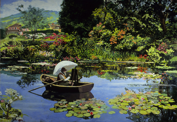 Monet in Giverny by Frank Wright 
