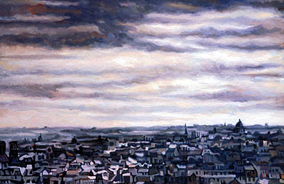 Paris Under a Winter Sky by Frank Wright 