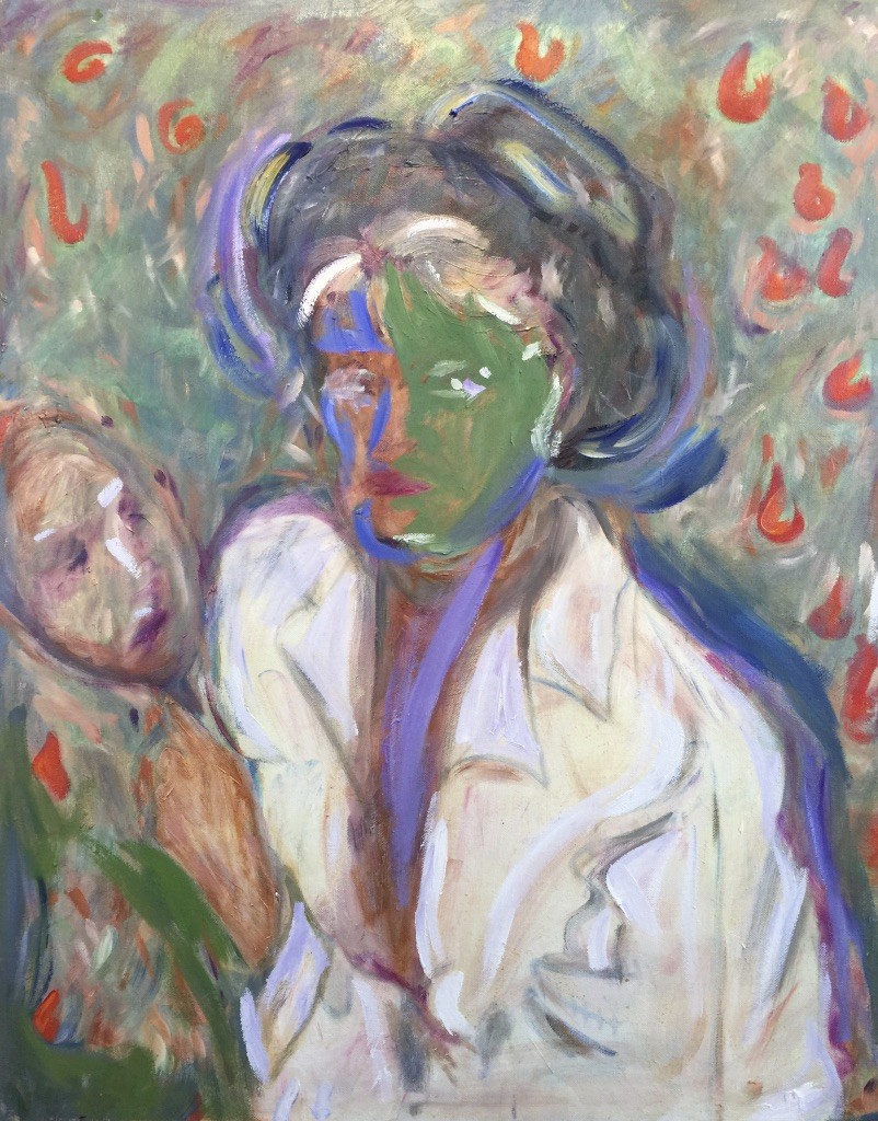 Self Portrait (Green Face) by aNna rybaT 