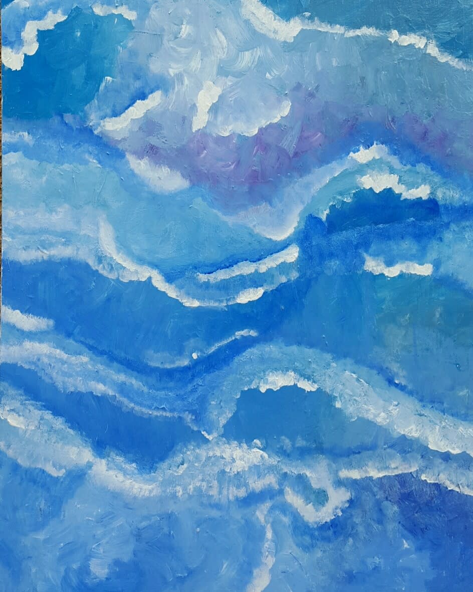 Blue Wave by Musheera Nagazi 