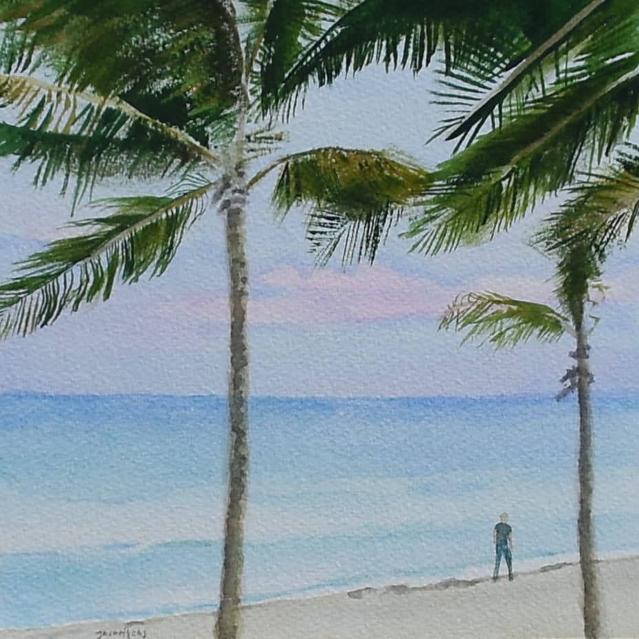 Blue Mind Stroll by Judy Steffens 