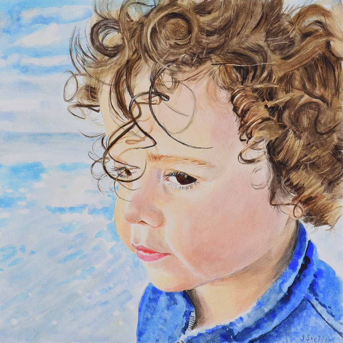 Sean at the Beach, Image 1.