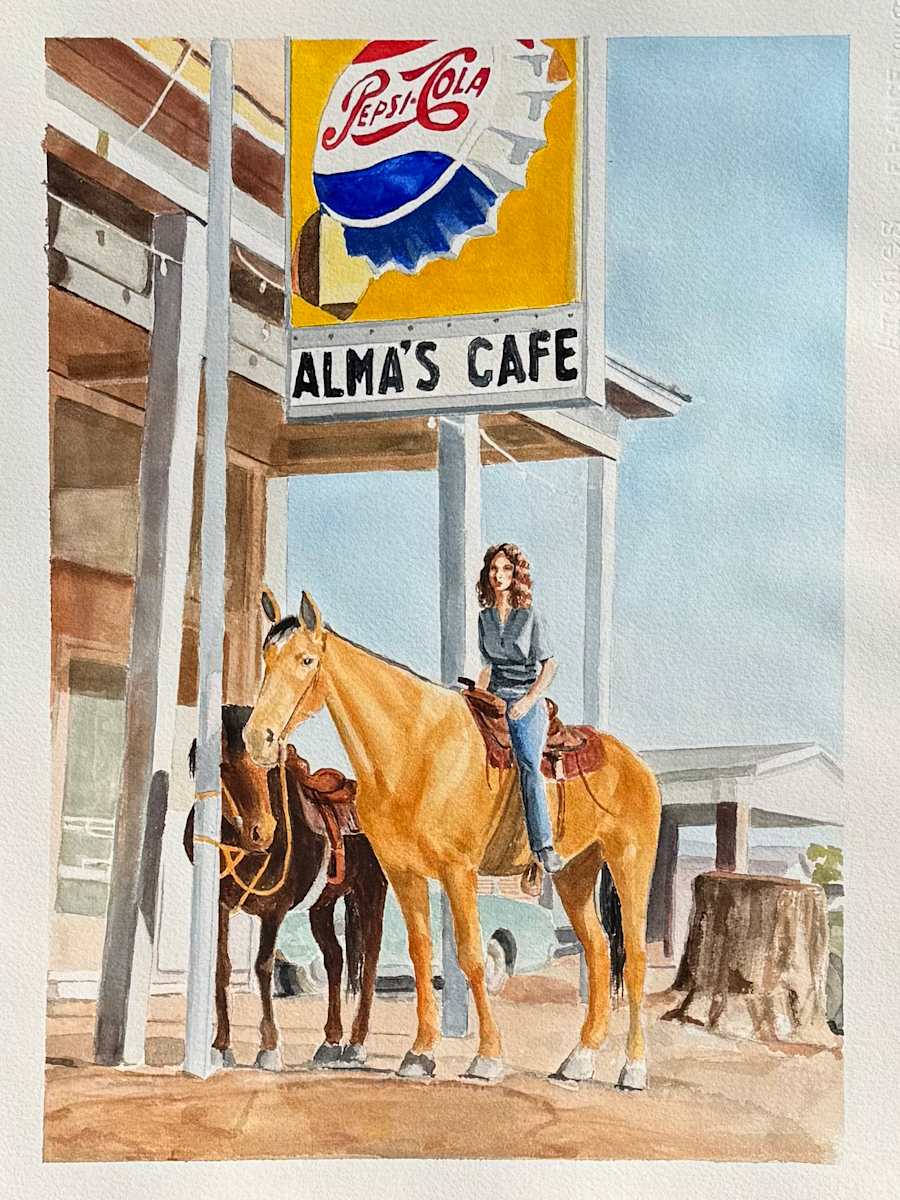 Alma's Cafe by Judy Steffens 