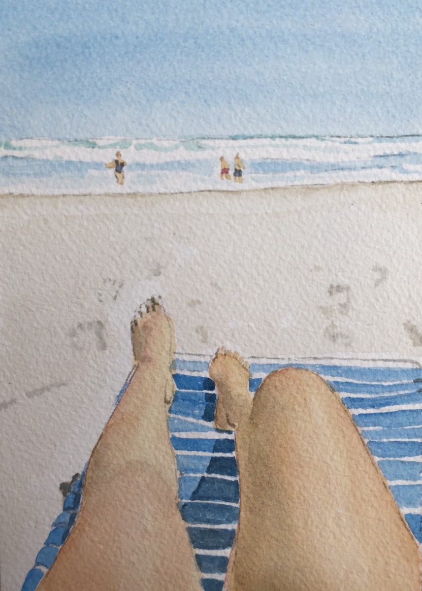 Lounging Legs by Judy Steffens, Image 1.