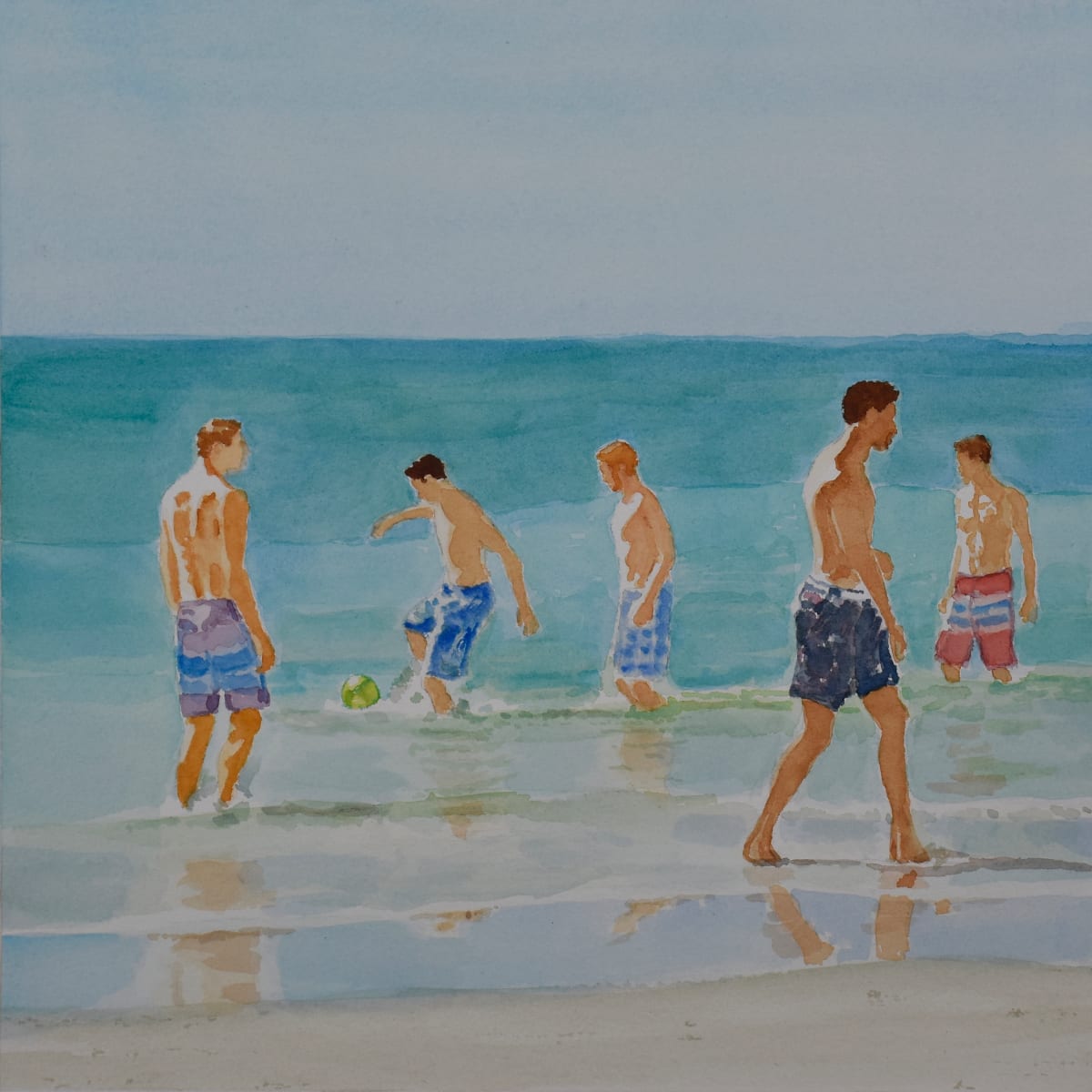 Beach Soccer Play by Judy Steffens, Image 1.