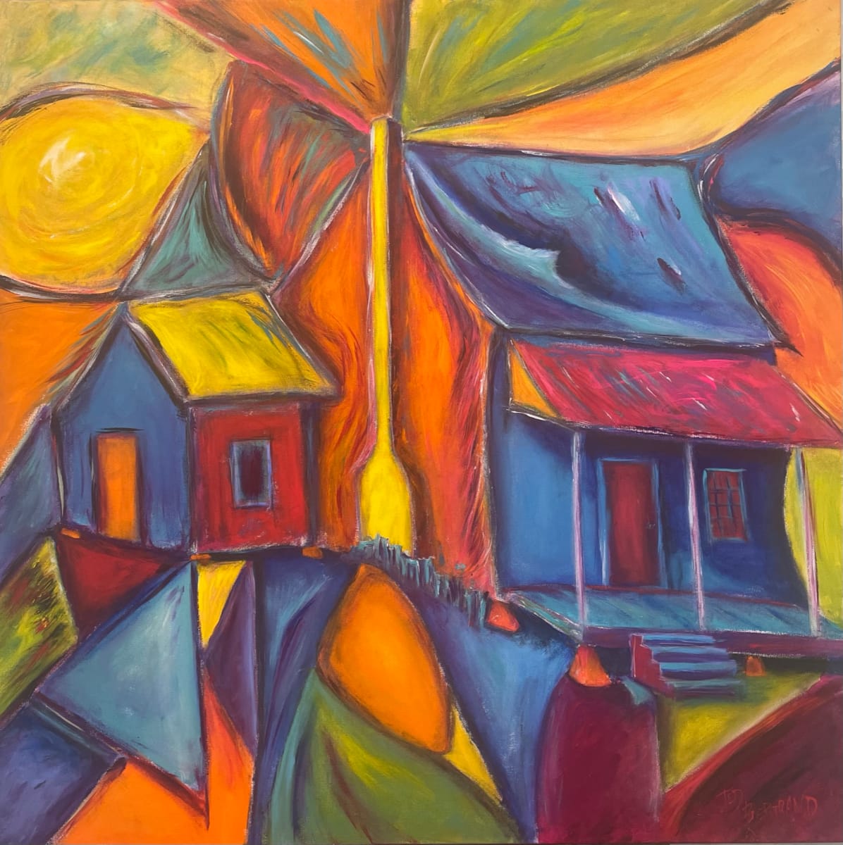 Pop Color Cajun House by Ted Bertrand 