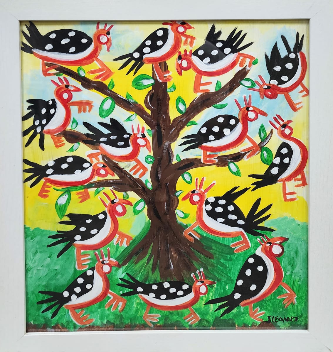 Wild Turkeys by Juanita Leonard 