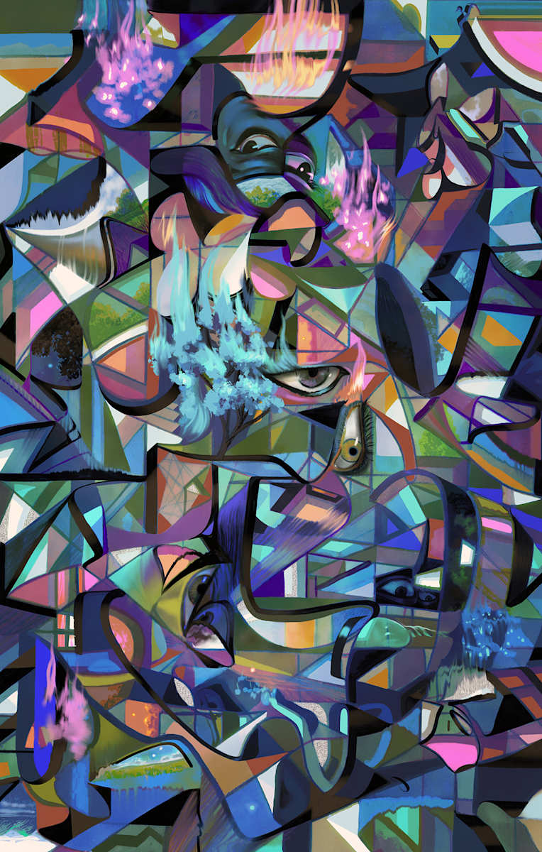 Fractal Flame by Charles Chaisson, Image 1.