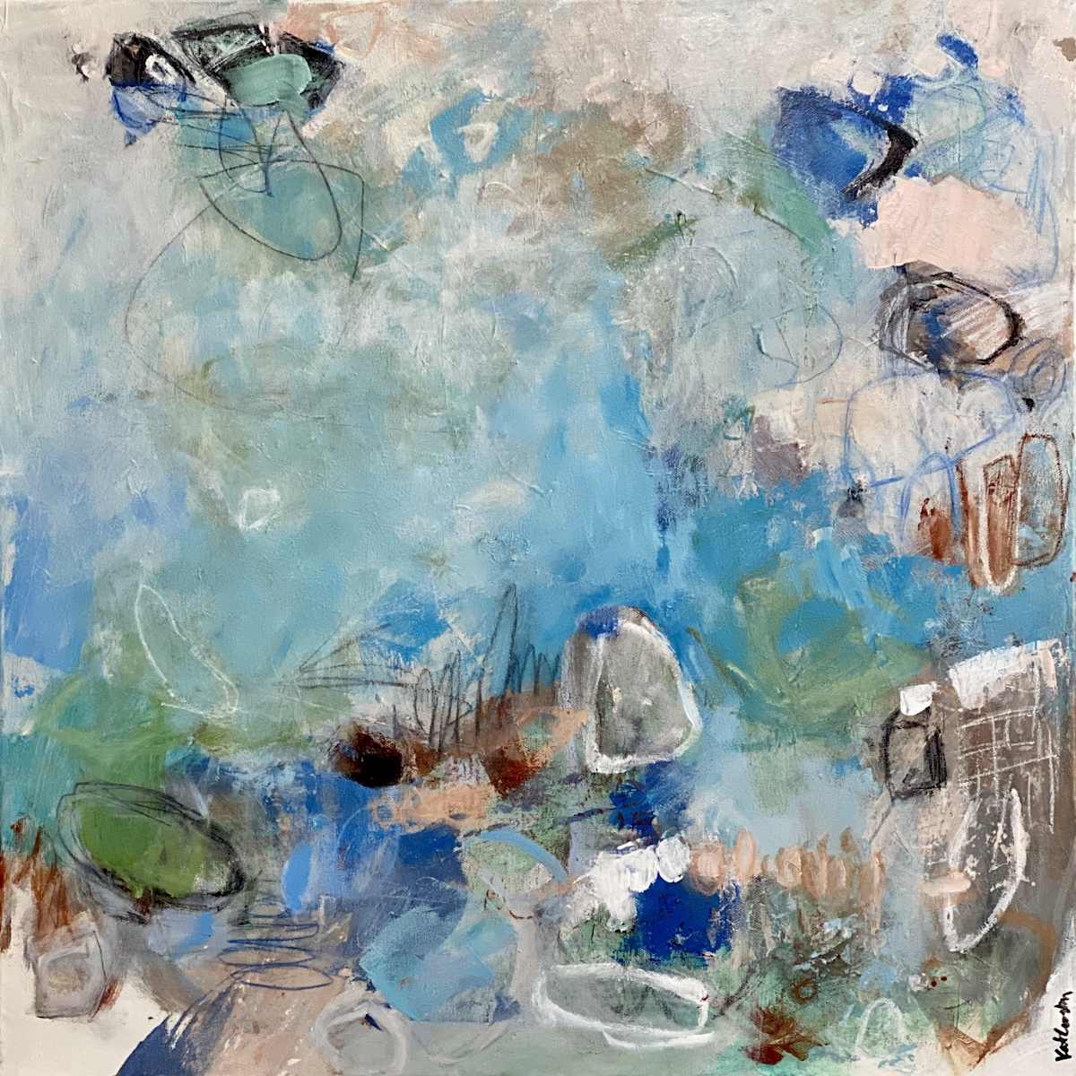 Rolling in the Surf by Kathryn Crosby 