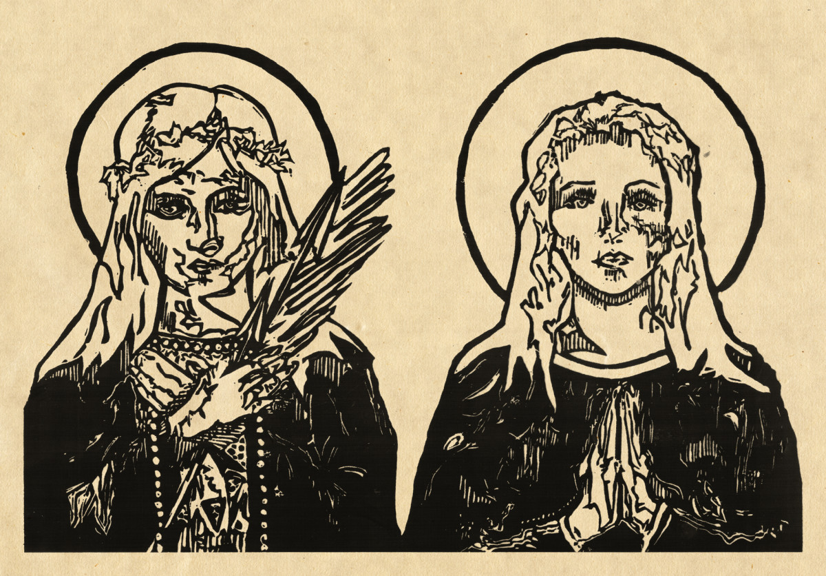 Patron St. of Skateboarders and Lost Causes by Susan David, Image 1.