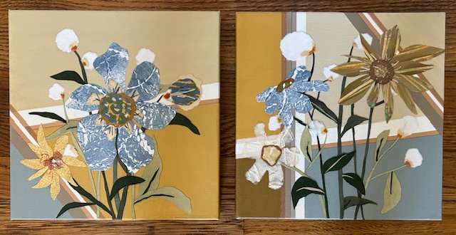 Flower Duo by Cyndy Hanna 