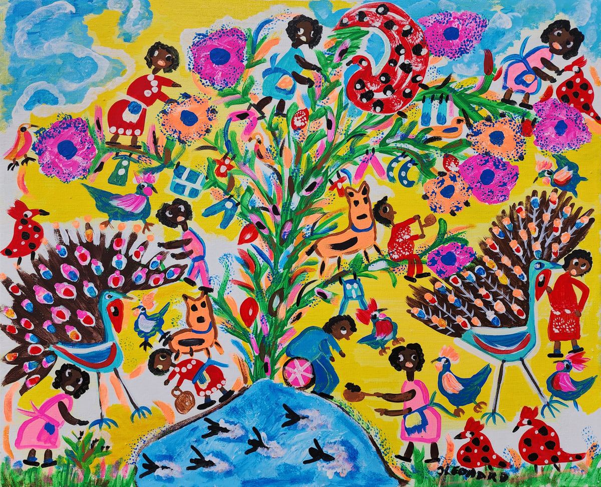 Family Picnic by Juanita Leonard 