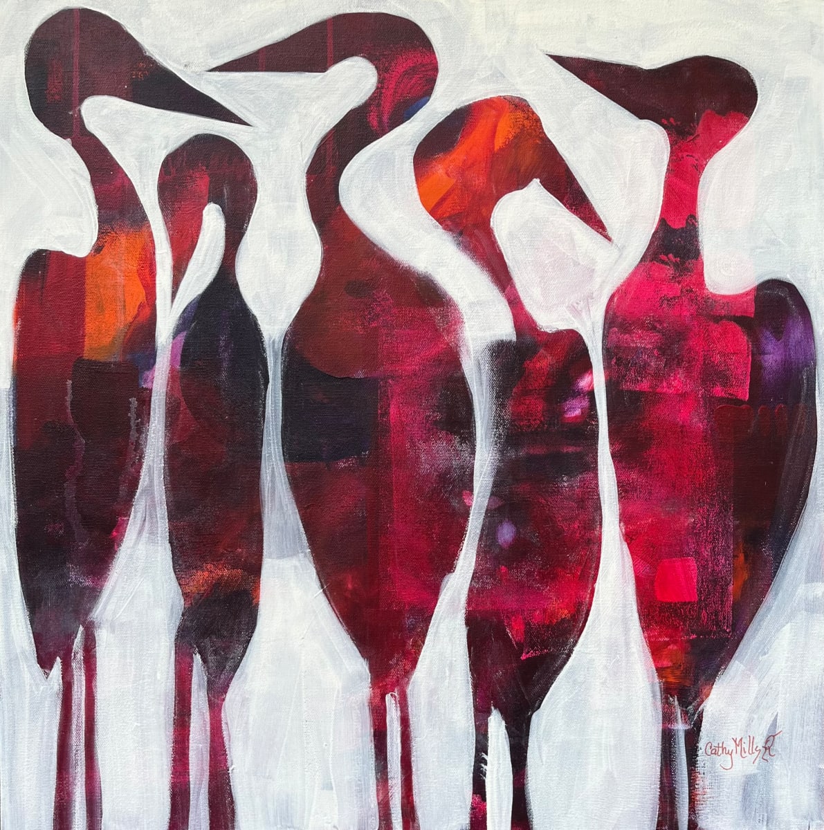 A Gaggle by Cathy Mills 