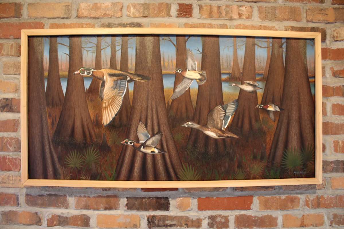 Wood Ducks In Flight by Micah "Guy" Patout, Image 1.