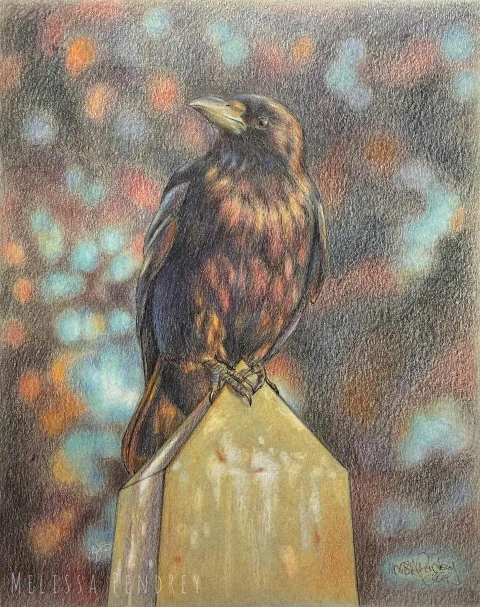 Whimsical Crow by Melissa Pendrey, Image 6.