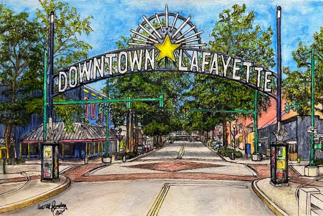Downtown Lafayette by Melissa Pendrey, Image 1.
