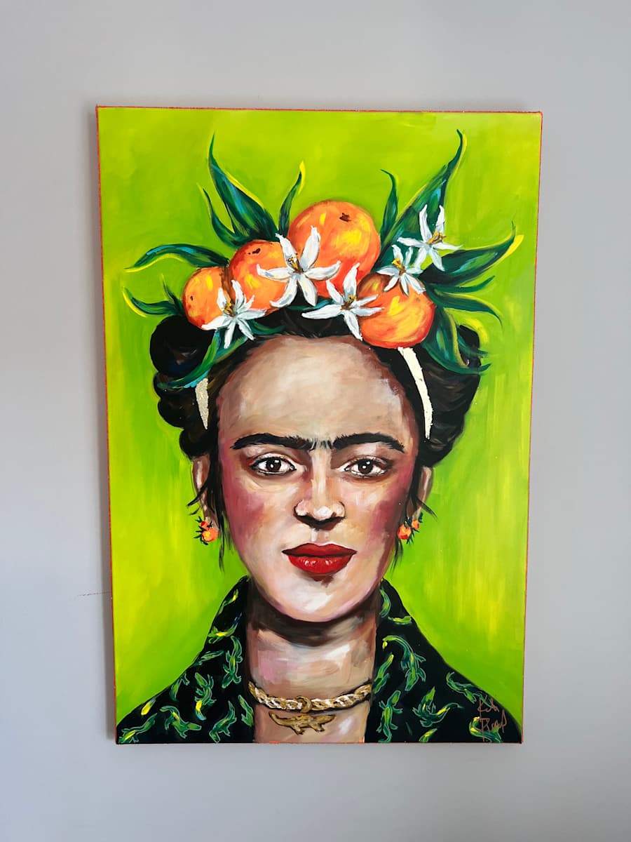 Frida in Satsumas by Kali Picard 