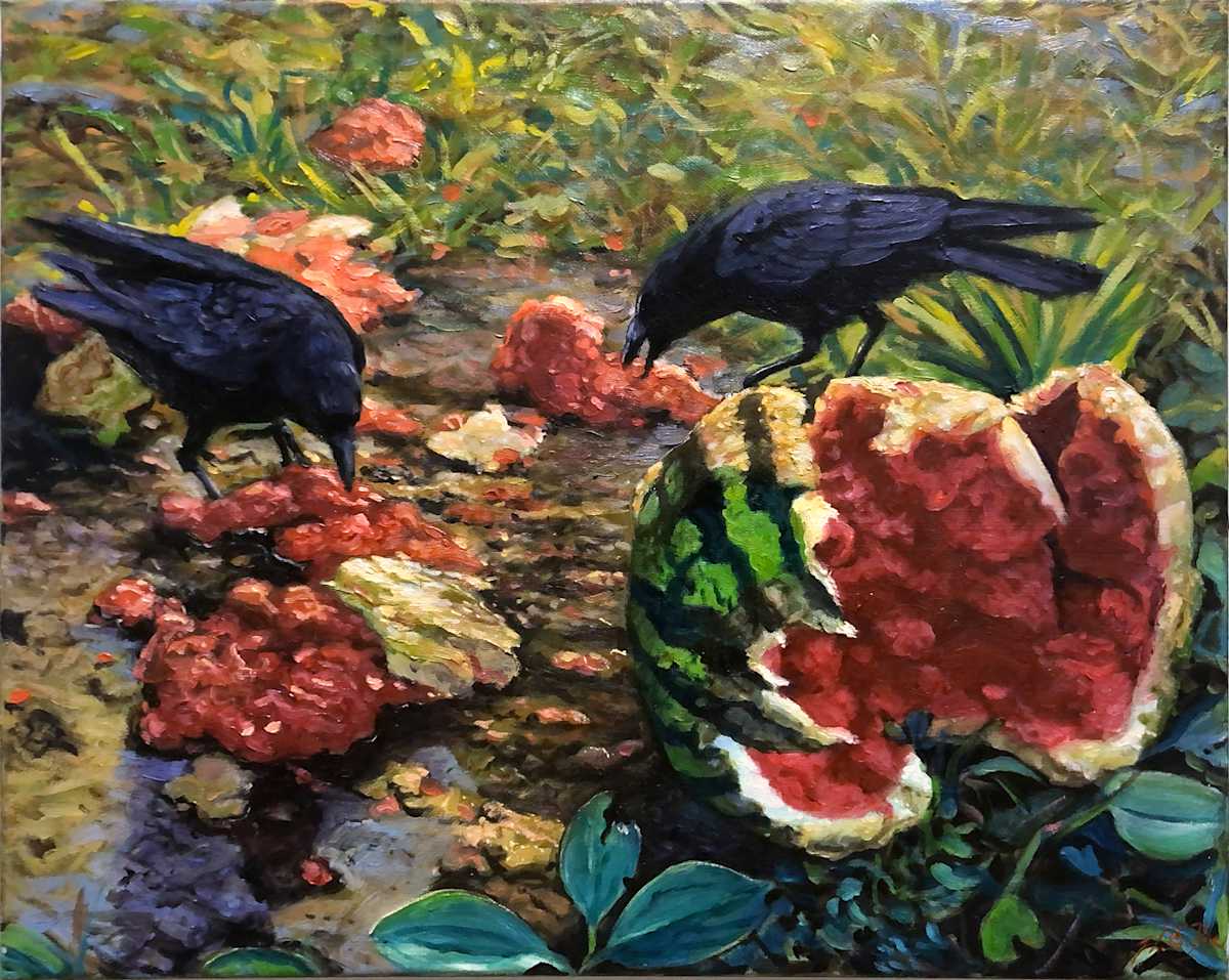 Stealin' watermelons by Herb Roe, Image 1.