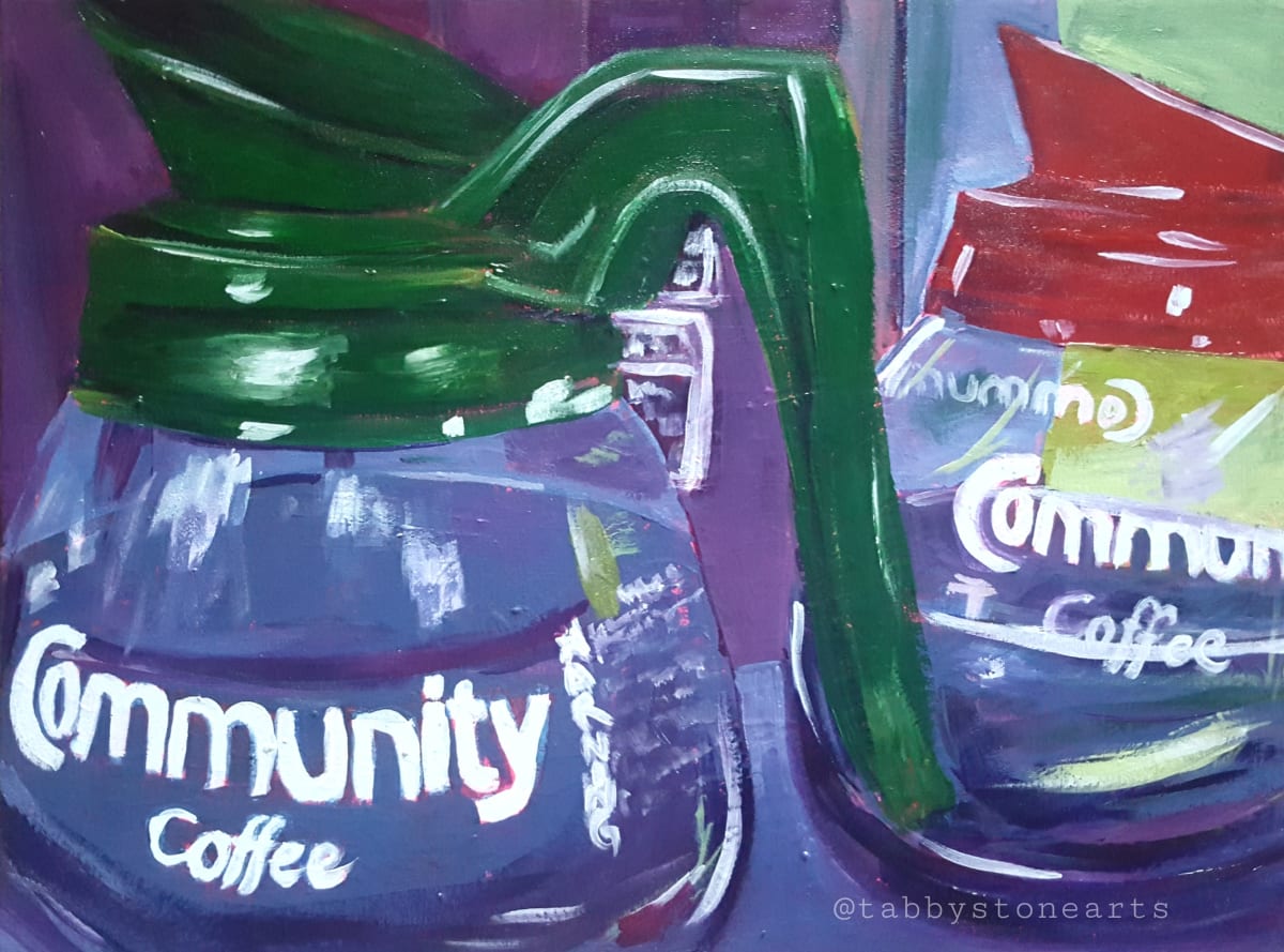 Community Coffee Pots (2) by Tabby Stone 