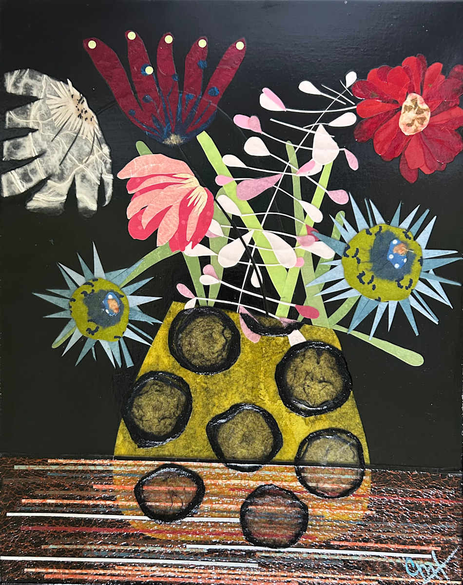 Vase of Many Blooms by Cyndy Hanna, Image 2.