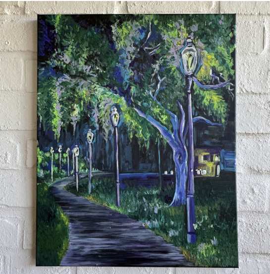 Walking Home from Cajun Dome, Part 1 by Lindsey Jenneman, Image 2.