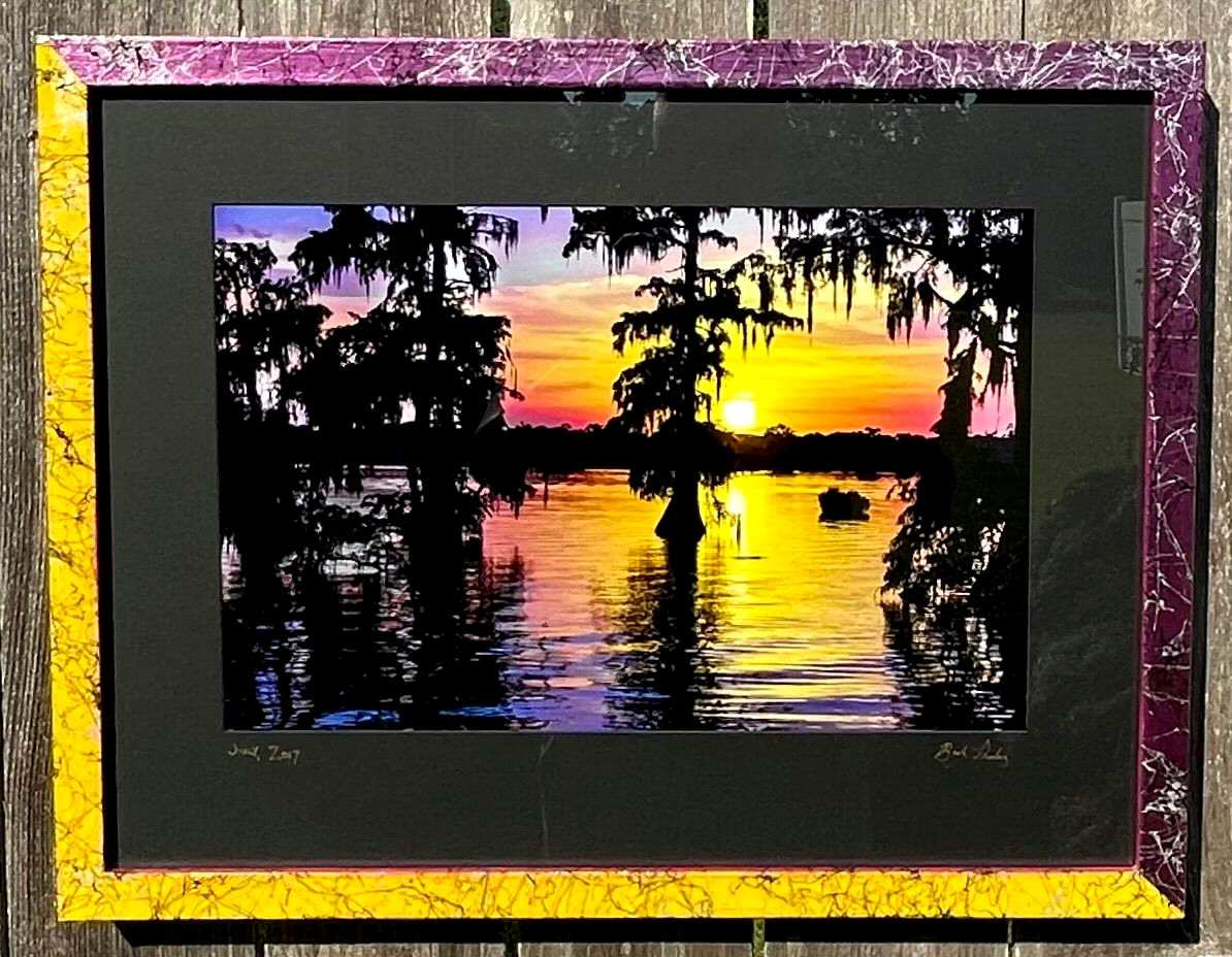 Purple & Gold Sunset by Bach Prados 