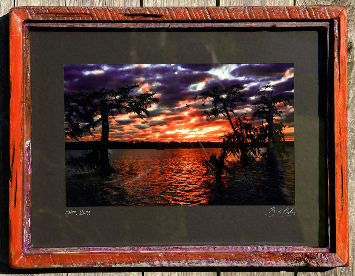 Windy Lake Martin Sunset by Bach Prados 