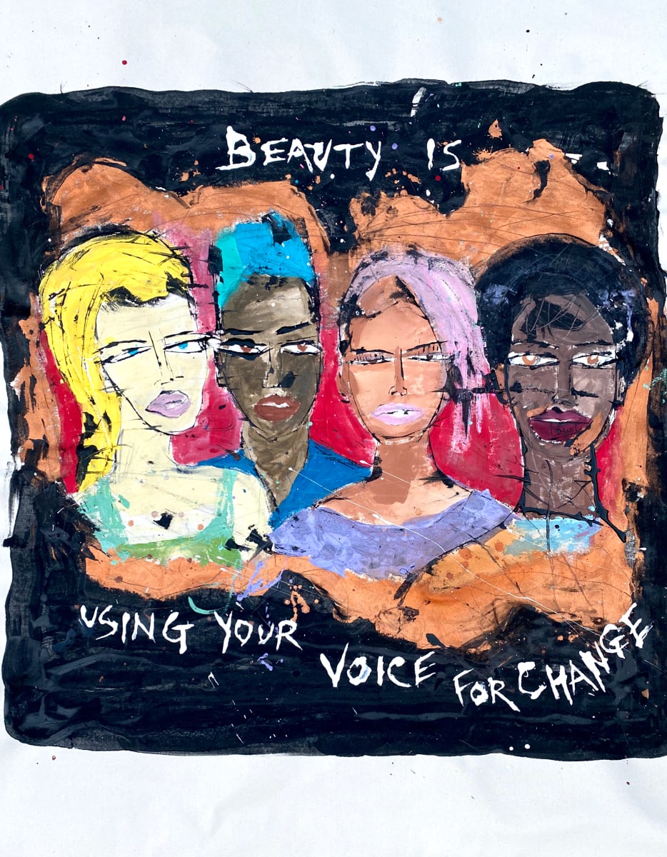 Beauty is Using your Voice for Change by Miles Regis 