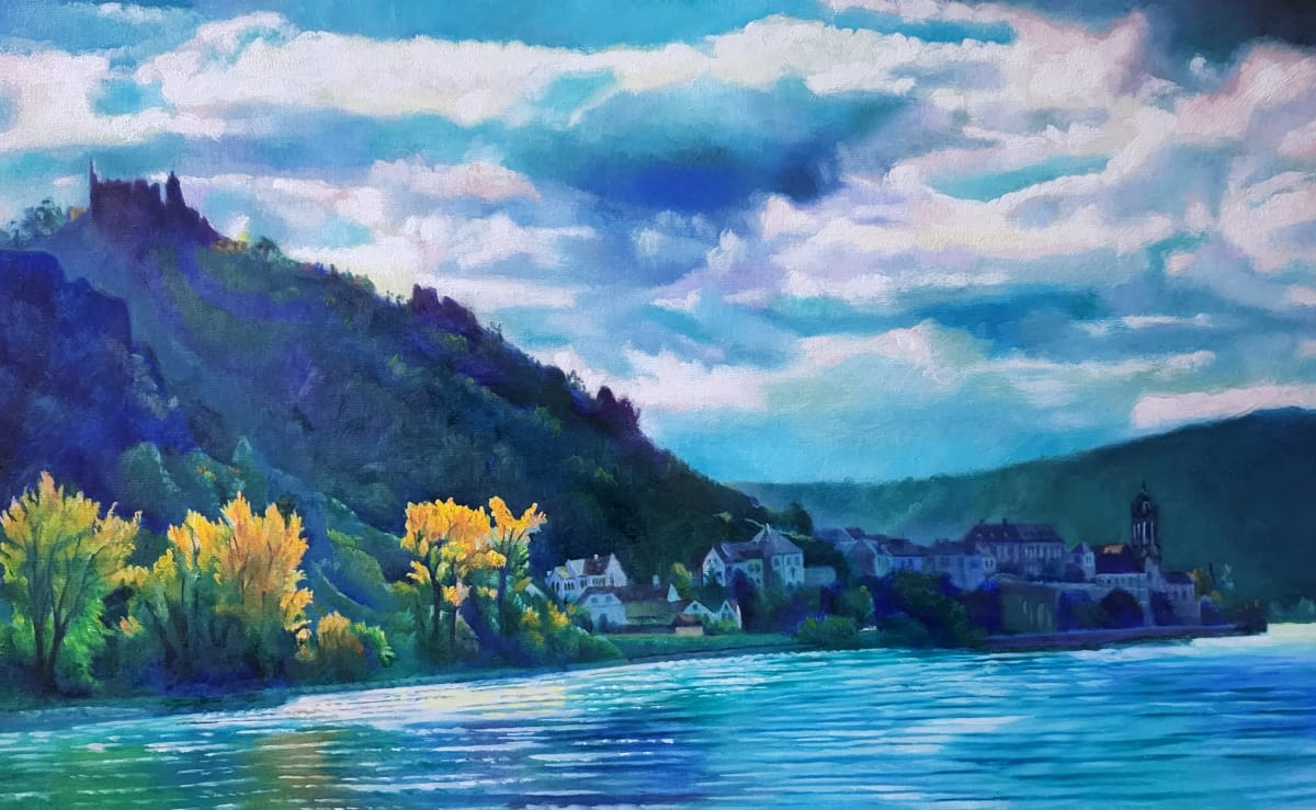 Morgen in Durnstein, Wachau by Mike Brewer 