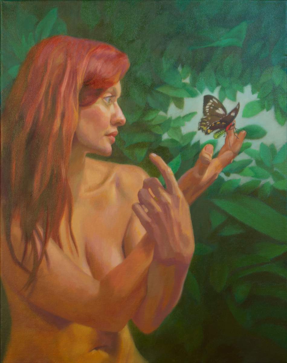 Girl with Butterfly by Mike Brewer, Image 1.
