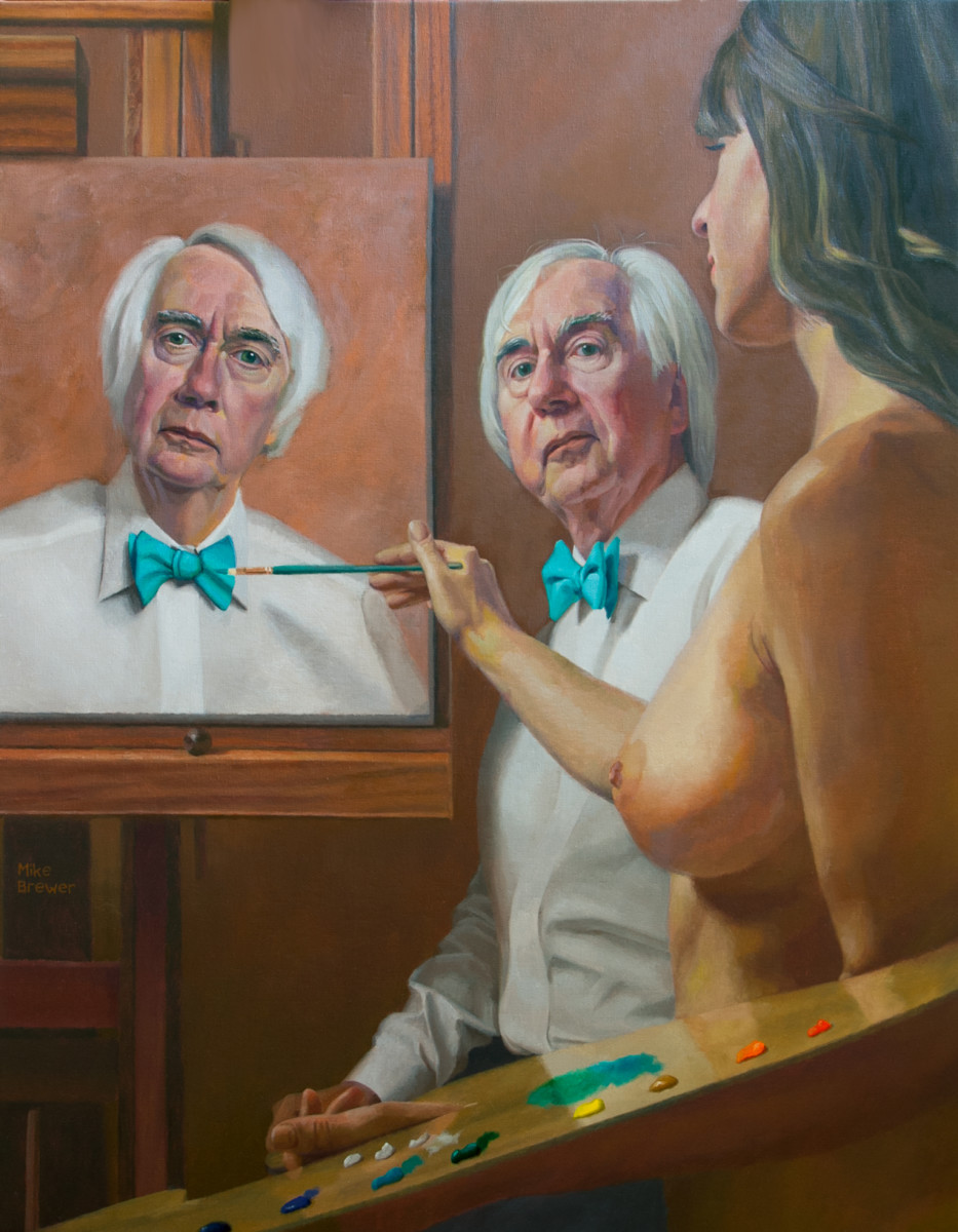 Portrait of the Artist by the Artist by Mike Brewer 