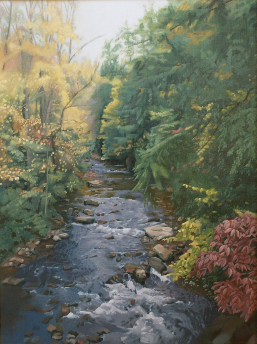 Mountain Stream On Virginia Creeper Trail (Virginia Creeper 2) by Mike Brewer 