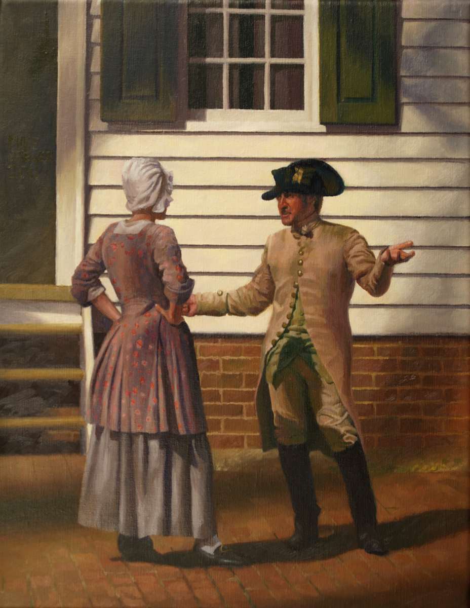 The Conversation (Williamsburg 5) by Mike Brewer, Image 1.