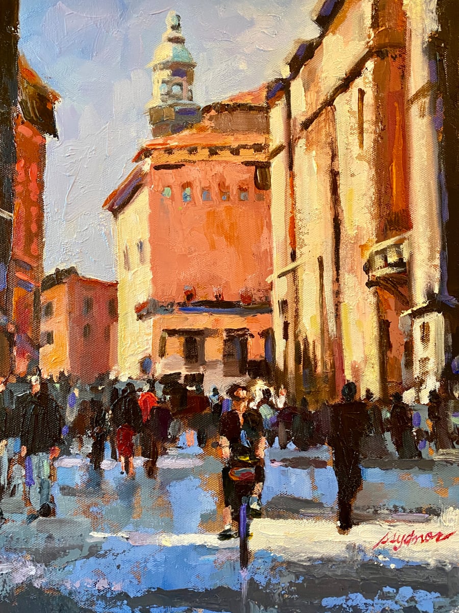 Pedestrians in Italian Sqare 
