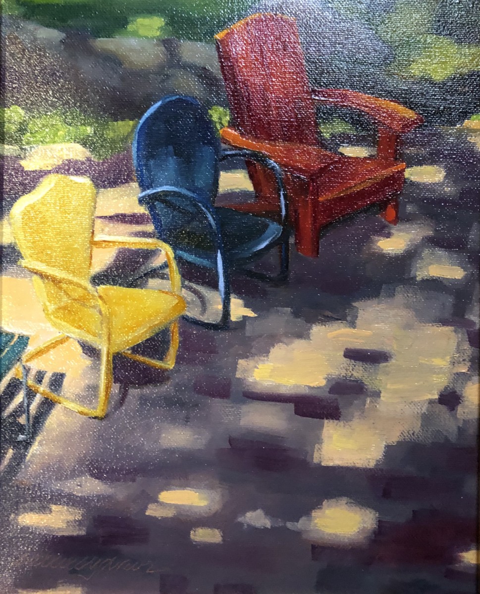 Chairs at Nimrod Summer Camp by Sallie Sydnor 