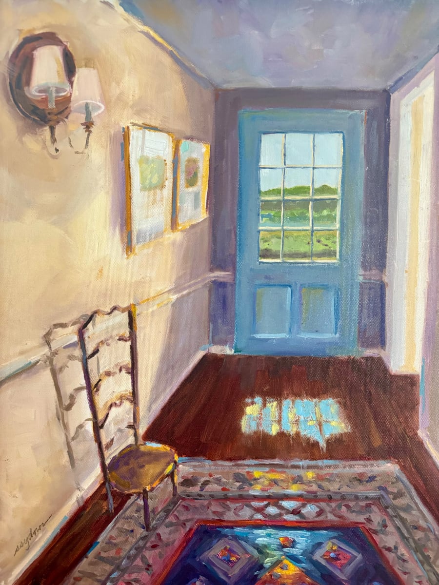 Hallway with French Chair by Sallie Sydnor 