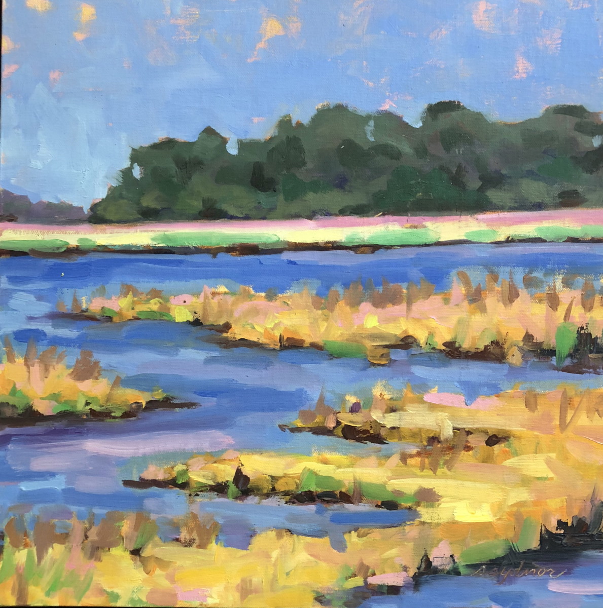 Carolina Tidal River by Sallie Sydnor 